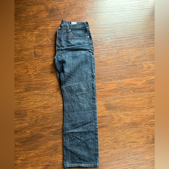 Men’s Levi’s Original 501 Stretch Dark Blue Denim Button fly Jeans-Size W38 L32 - Picture 7 of 10